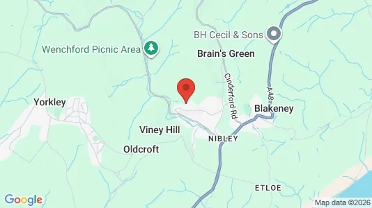 Apartments for rent i BLAKENEY/Lydney - Gloucestershire - kort over placeringen
