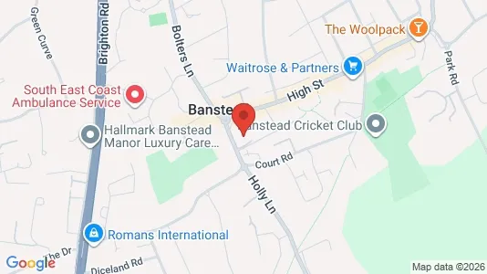 Apartments for rent i Banstead - Surrey - kort over placeringen