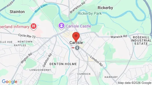 Apartments for rent i Carlisle - Cumbria - kort over placeringen