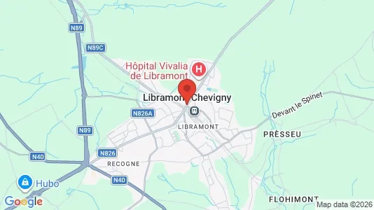 Houses for rent i Libramont-Chevigny - kort over placeringen