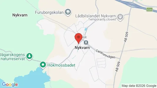 Apartments for rent i Nykvarn - kort over placeringen