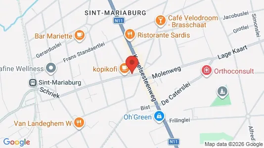 Apartments for rent i Antwerp Ekeren - kort over placeringen