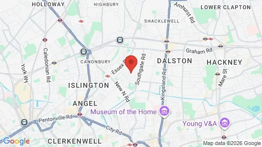 Apartments for rent i London N1 - kort over placeringen