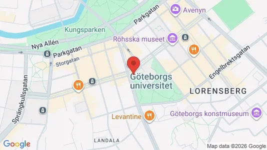 Apartments for rent i Gothenburg City Centre - kort over placeringen