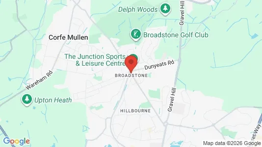 Houses for rent i Broadstone - Dorset - kort over placeringen