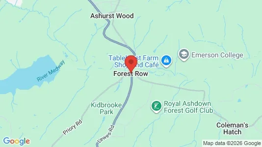 Apartments for rent i Forest Row - East Sussex - kort over placeringen