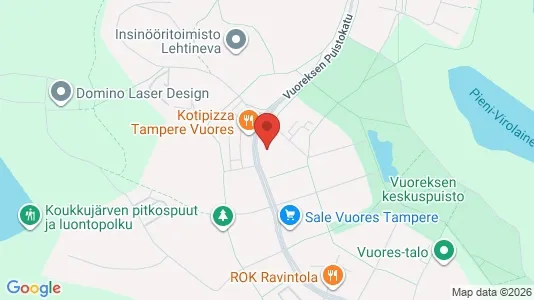 Apartments for rent i Tampere Eteläinen - kort over placeringen