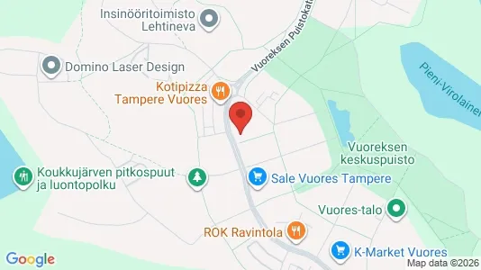 Apartments for rent i Tampere Eteläinen - kort over placeringen