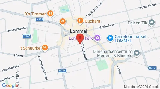 Apartments for rent i Lommel - kort over placeringen