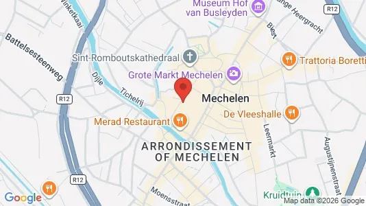 Apartments for rent i Mechelen - kort over placeringen