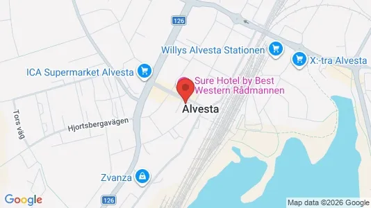 Apartments for rent i Alvesta - kort over placeringen