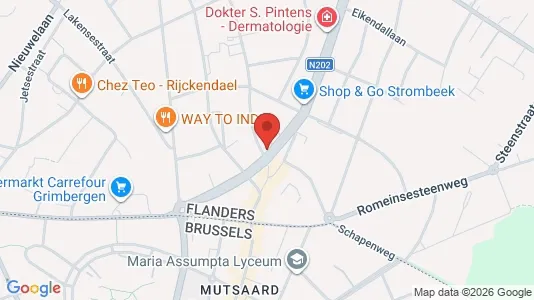 Apartments for rent i Grimbergen - kort over placeringen