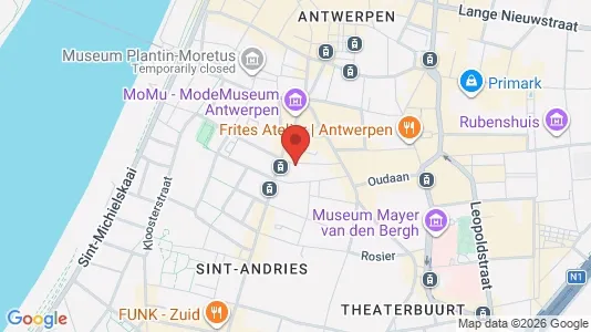 Apartments for rent i Stad Antwerp - kort over placeringen