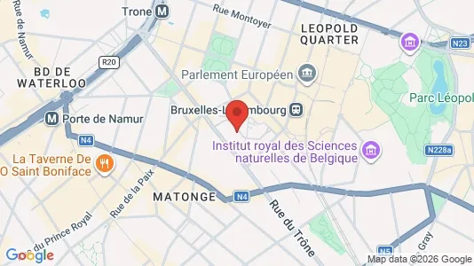 Apartments for rent i Brussels Elsene - kort over placeringen