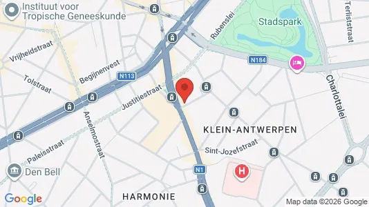 Apartments for rent i Stad Antwerp - kort over placeringen