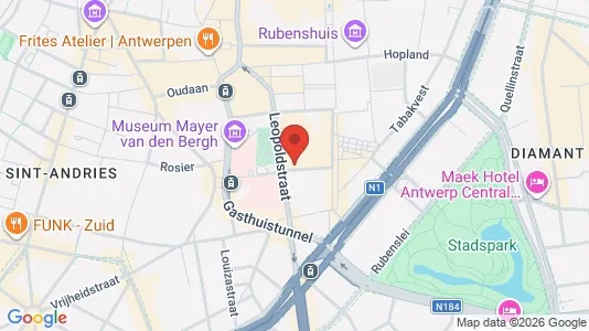 Apartments for rent i Stad Antwerp - kort over placeringen