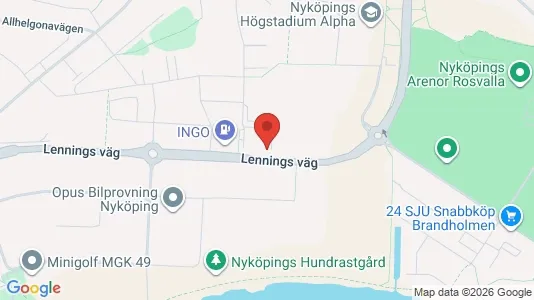 Apartments for rent i Nyköping - kort over placeringen