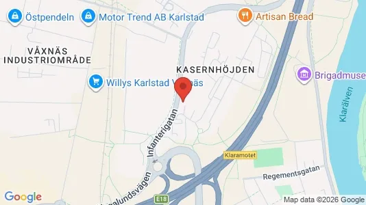 Apartments for rent i Karlstad - kort over placeringen