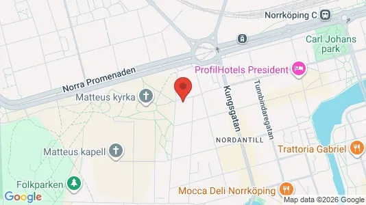 Apartments for rent i Norrköping - kort over placeringen