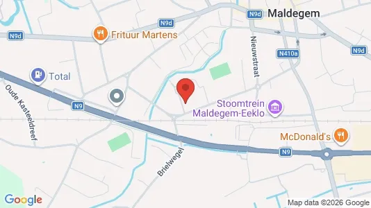 Apartments for rent i Maldegem - kort over placeringen