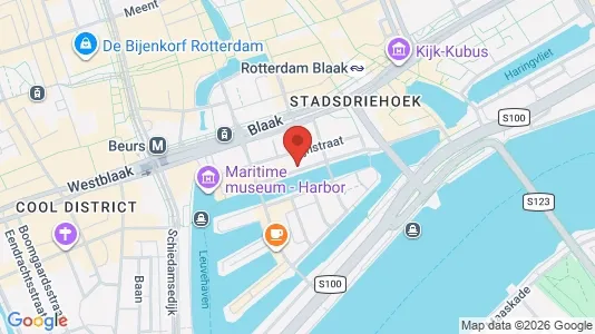 Apartments for rent i Rotterdam Centrum - kort over placeringen