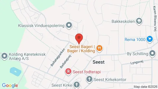 Apartments for rent i Kolding - kort over placeringen
