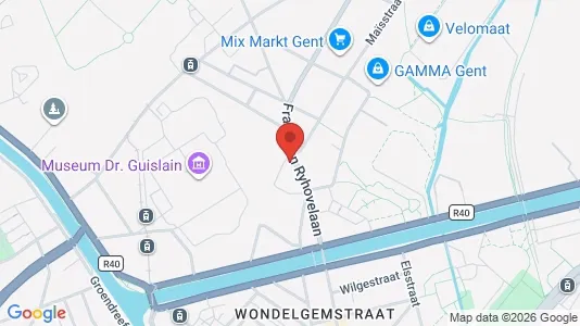 Apartments for rent i Stad Gent - kort over placeringen