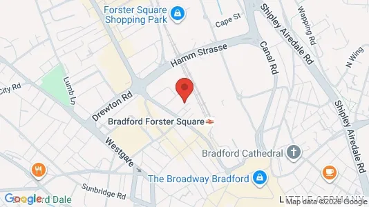 Apartments for rent i Bradford - West Yorkshire - kort over placeringen