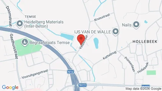 Apartments for rent i Temse - kort over placeringen