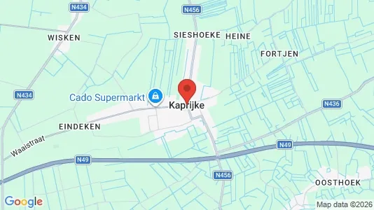 Houses for rent i Kaprijke - kort over placeringen