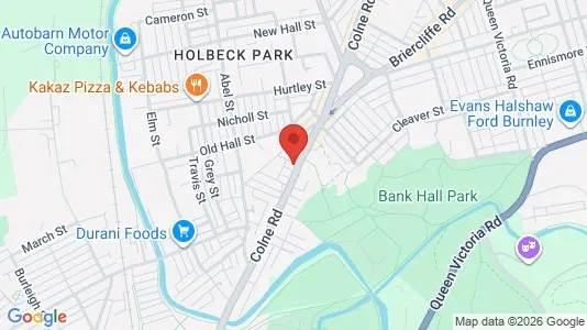 Apartments for rent i Burnley - Lancashire - kort over placeringen
