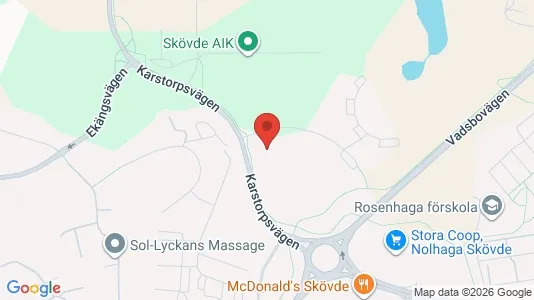 Apartments for rent i Skövde - kort over placeringen