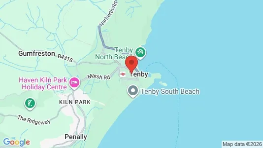 Apartments for rent i Tenby - Dyfed - kort over placeringen