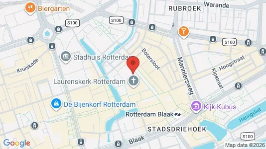Apartments for rent i Rotterdam Centrum - kort over placeringen