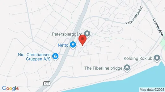 Apartments for rent i Kolding - kort over placeringen