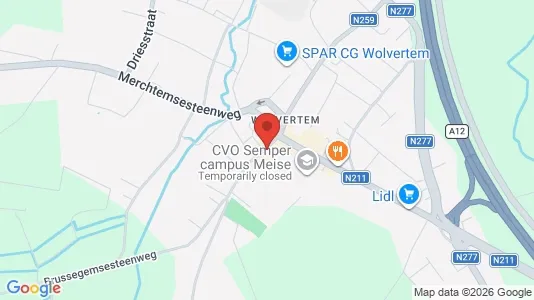 Apartments for rent i Meise - kort over placeringen