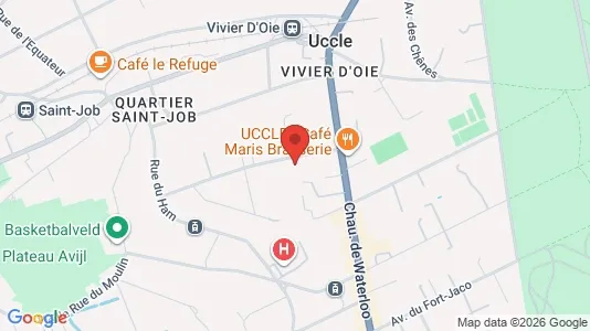 Apartments for rent i Brussels Ukkel - kort over placeringen