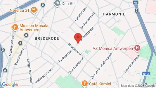 Apartments for rent i Stad Antwerp - kort over placeringen