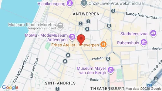 Apartments for rent i Stad Antwerp - kort over placeringen