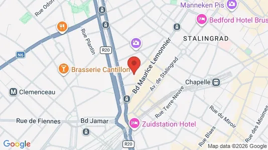 Apartments for rent i Stad Brussel - kort over placeringen