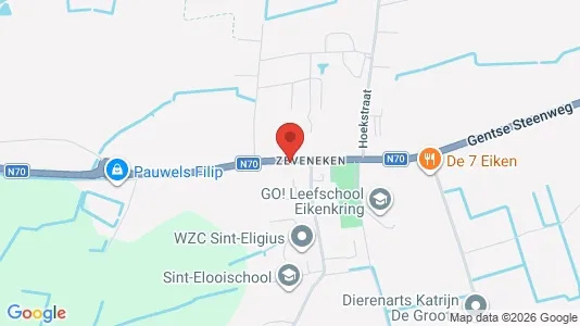Apartments for rent i Lochristi - kort over placeringen