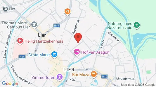 Apartments for rent i Lier - kort over placeringen