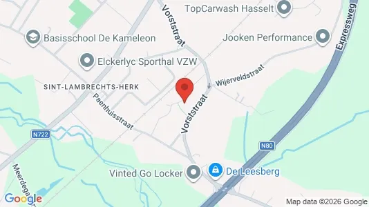 Apartments for rent i Hasselt - kort over placeringen