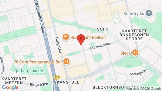 Apartments for rent i Södermalm - kort over placeringen