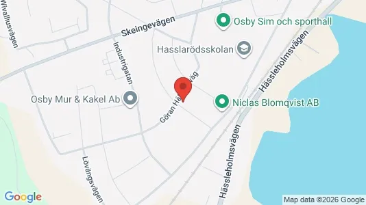 Apartments for rent i Osby - kort over placeringen