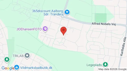 Apartments for rent i Aalborg Øst - kort over placeringen