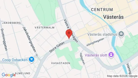 Apartments for rent i Västerås - kort over placeringen