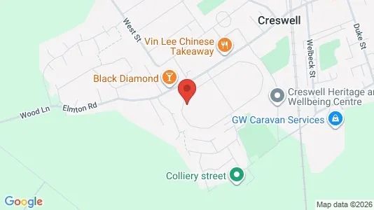 Apartments for rent i Worksop - Nottinghamshire - kort over placeringen