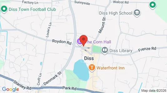 Apartments for rent i Diss - Norfolk - kort over placeringen