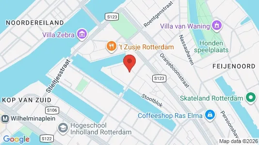 Apartments for rent i Rotterdam Feijenoord - kort over placeringen